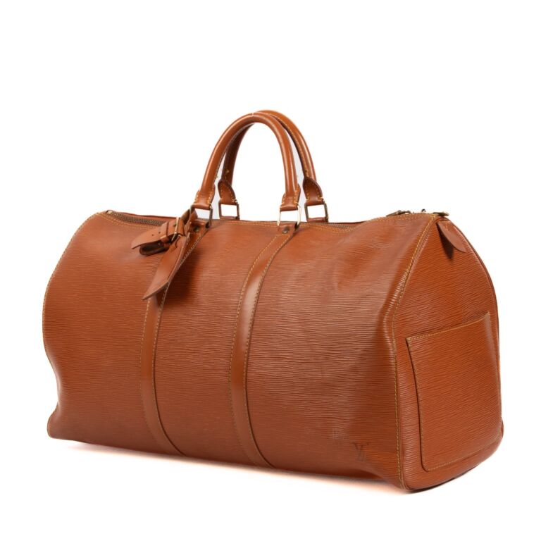 Louis vuitton epi keepall cheap