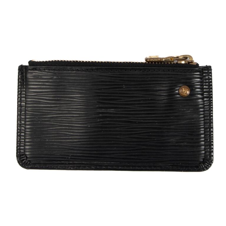 上品コーデはコレで安心！ Black Vuitton Louis Epi and Buy ○ Labellov ○ Pouch Key 小物