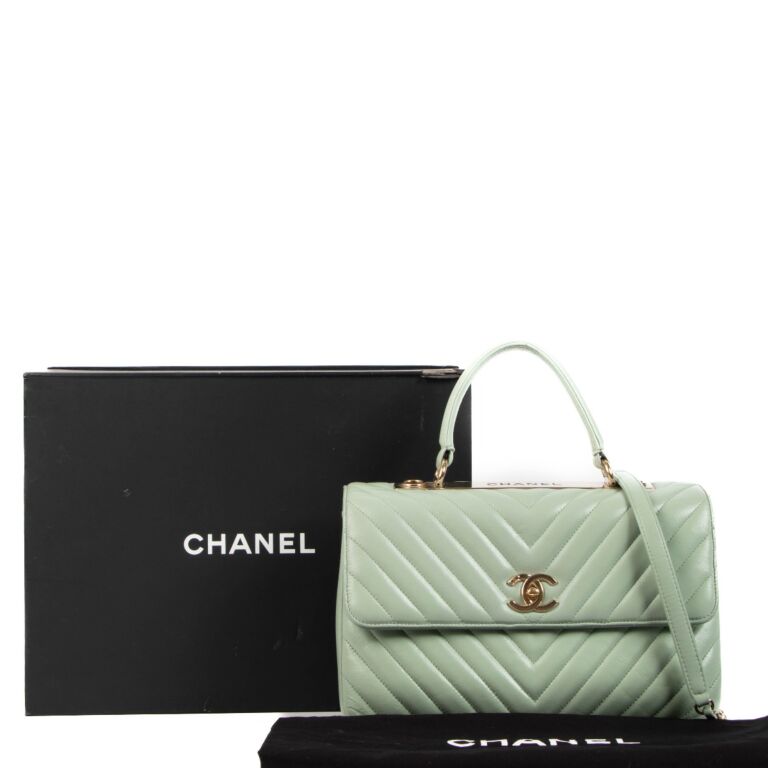 Chanel trendy shop cc green
