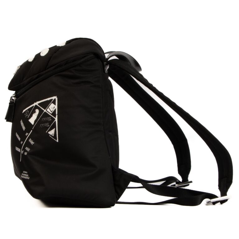 Prada nylon backpack price deals