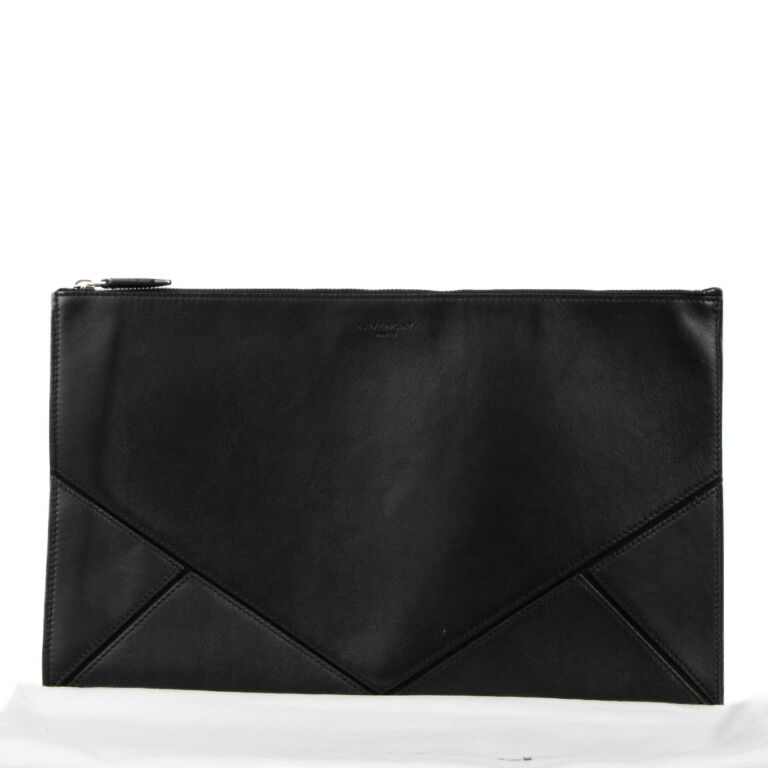 Givenchy black shop clutch bag