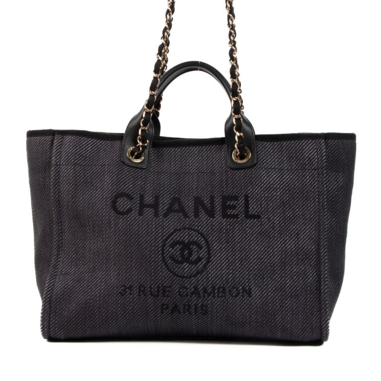 Chanel large cheap shopper tote