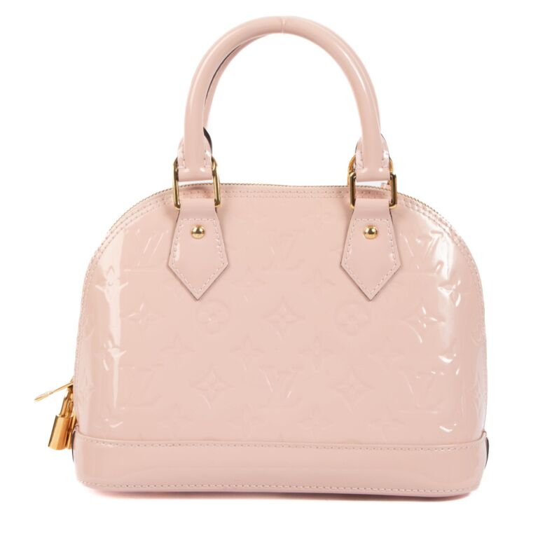 LOUIS VUITTON Vernis Alma BB Hot Pink 145785