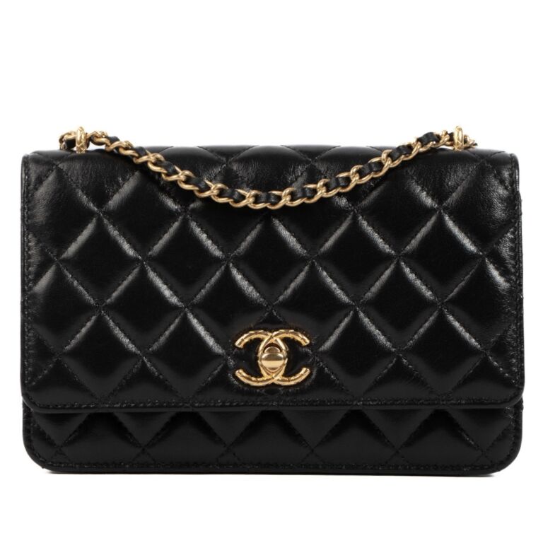 Chanel Chain Wallet(Black)