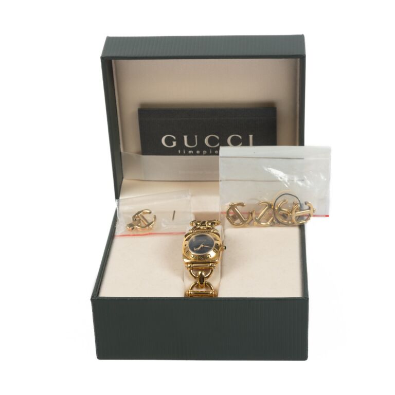 【動作品】GUCCI 6400L ゴールド　クオーツ Gucci 6400L Gold-Plated Quartz Analog Ladies Watch