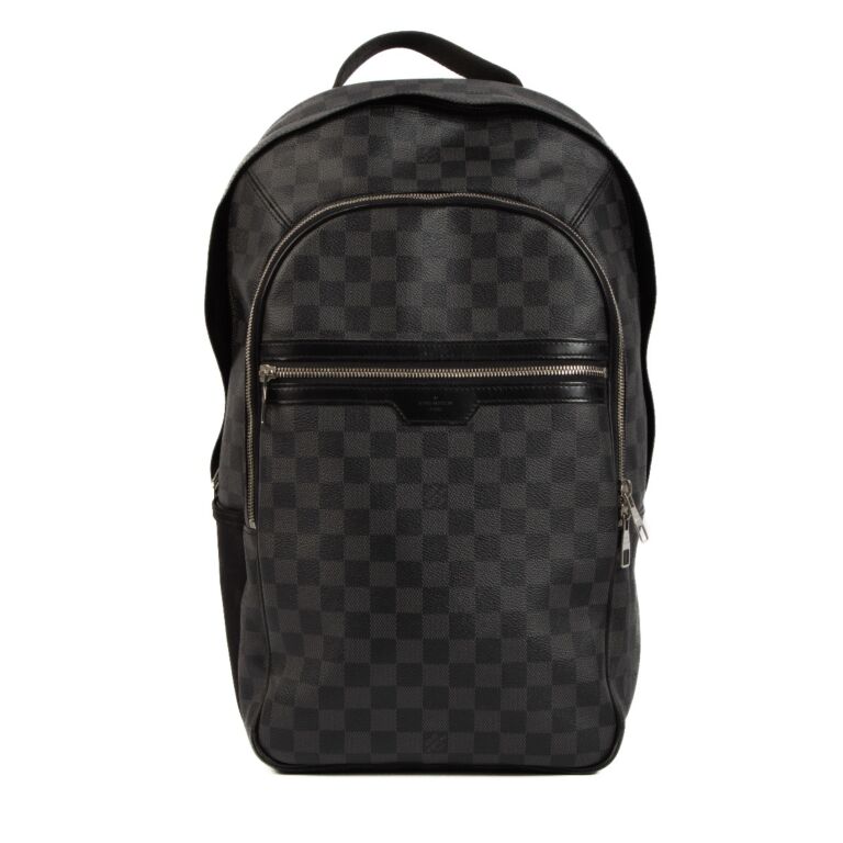 Louis Vuitton Michael Backpack Black Canvas Damier Graphite 100% Authentic