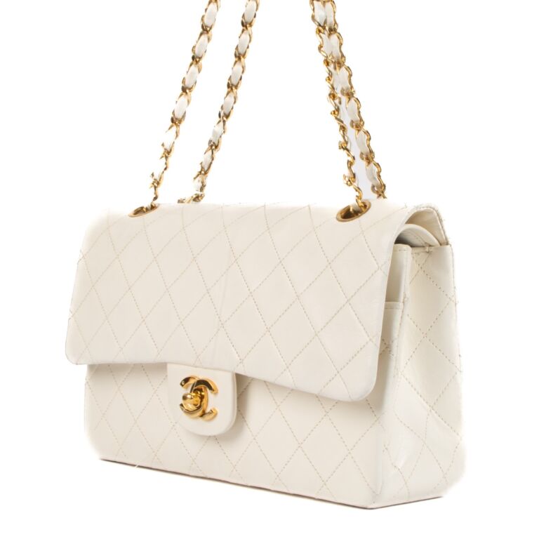 Vintage chanel white bag top