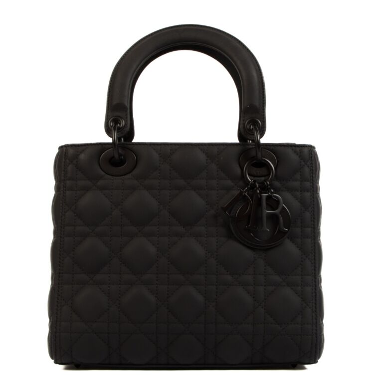 Dior matt black bag discount