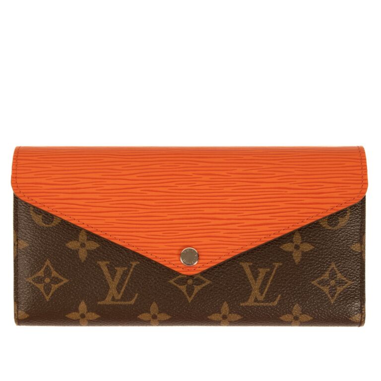 Louis Vuitton Monogram Canvas & Orange Epi Marie Lou Wallet ○ Labellov ○  Buy and Sell Authentic Luxury
