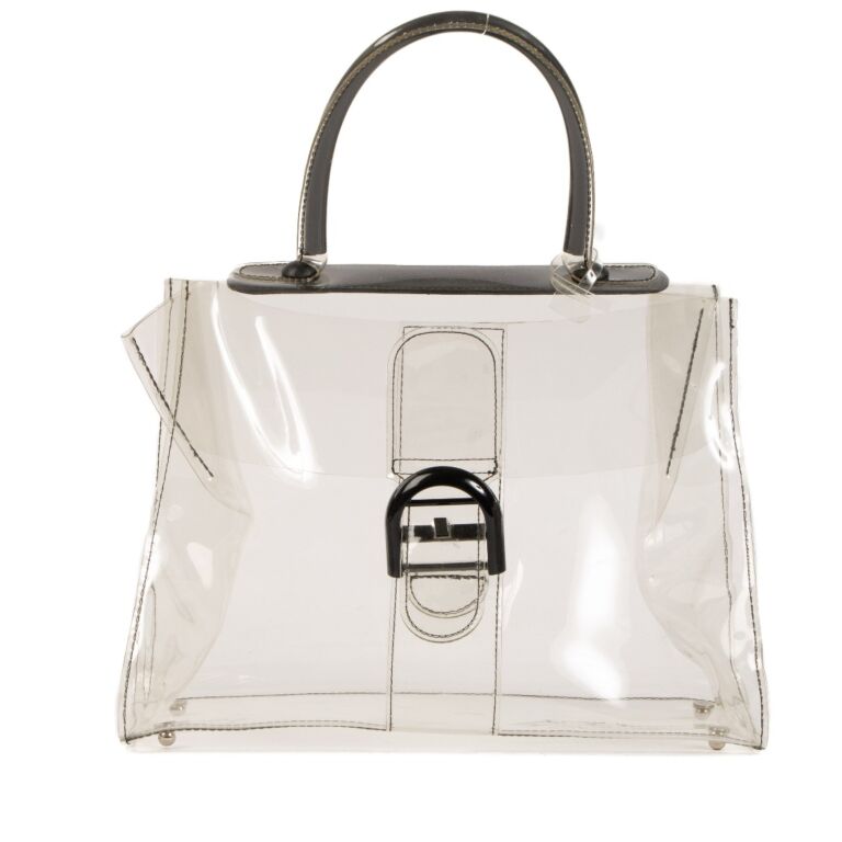 Delvaux White Tempete Top handle ○ Labellov ○ Buy and Sell Authentic Luxury