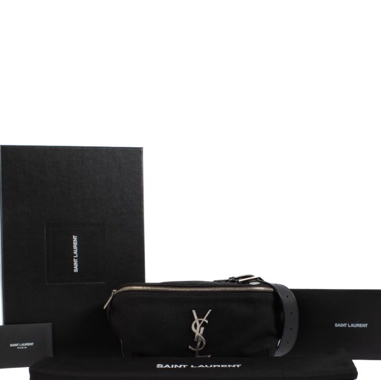ショルダーバッグ SAINT LAURENT SAINT LAURENT NYLON BELT BAG Saint Laurent Black Nylon Belt Bag ○ Labellov ○ Buy and