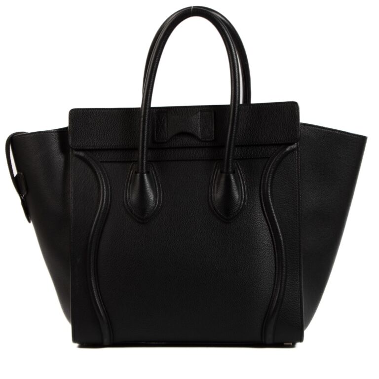 Celine nano luggage black top