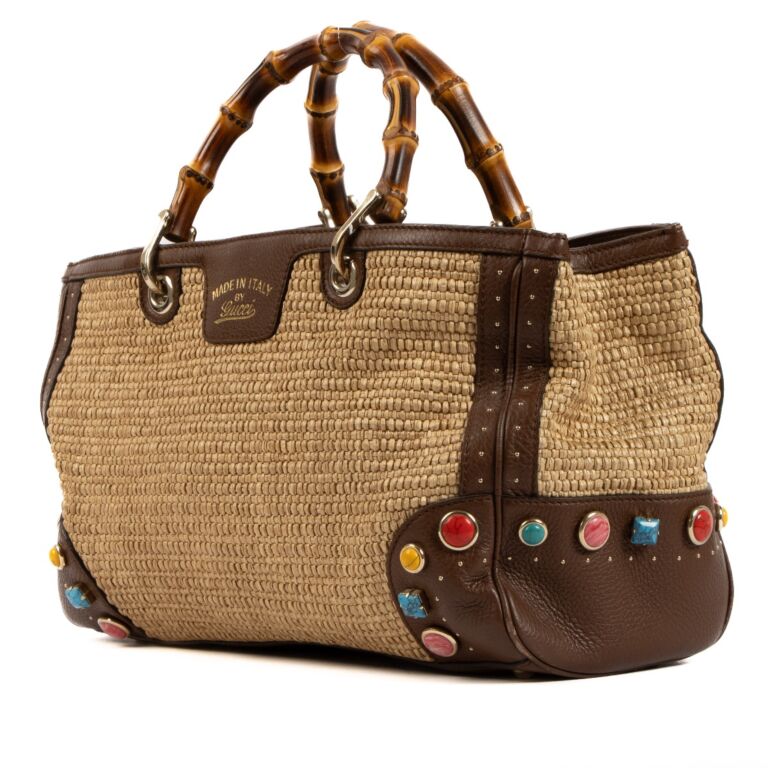 Gucci bamboo shopper large hotsell