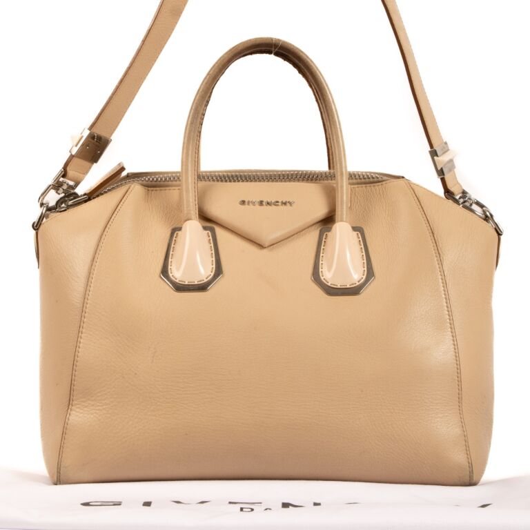 Givenchy Beige Antigona Top Handle ○ Labellov ○ Buy and Sell Authentic  Luxury