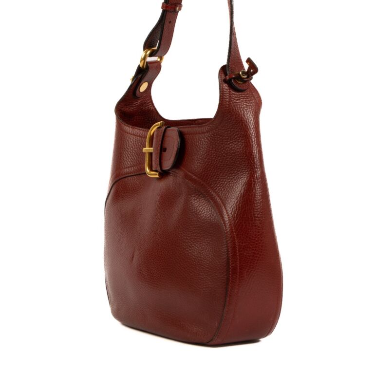 Delvaux Red Souverain Shoulder Bag ○ Labellov ○ Buy and