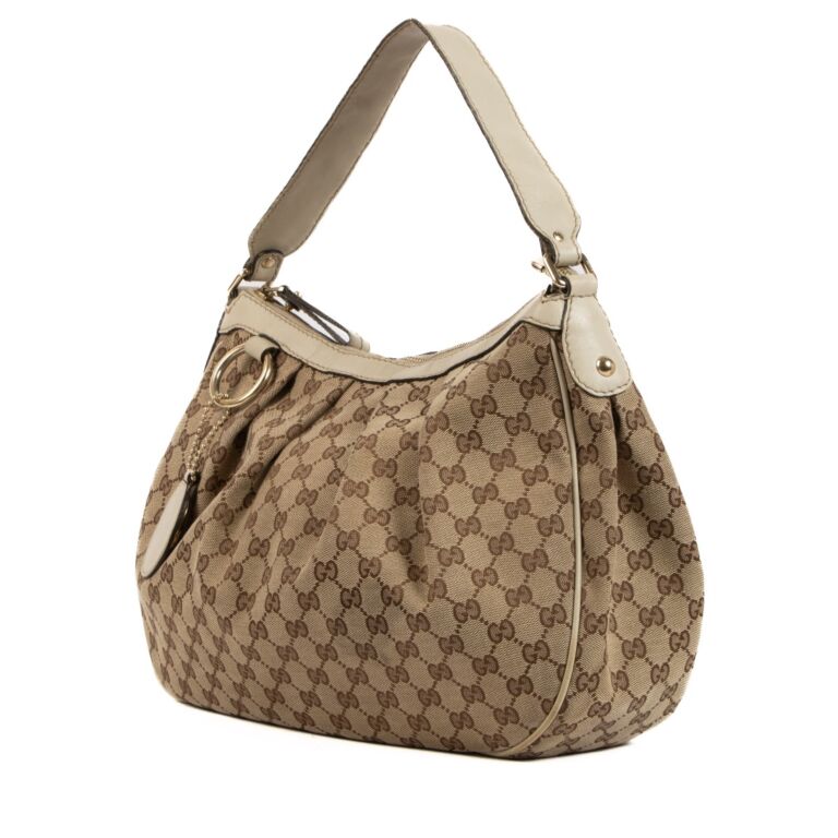 Gucci GG Canvas Sukey Shoulder Bag Labellov Buy and Sell