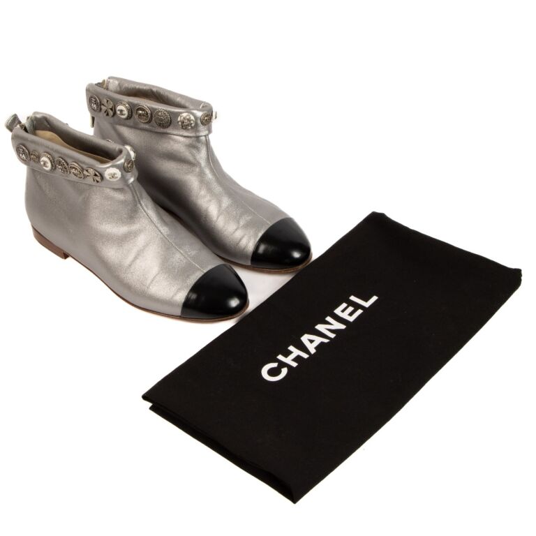 Chanel metallic new arrivals boots