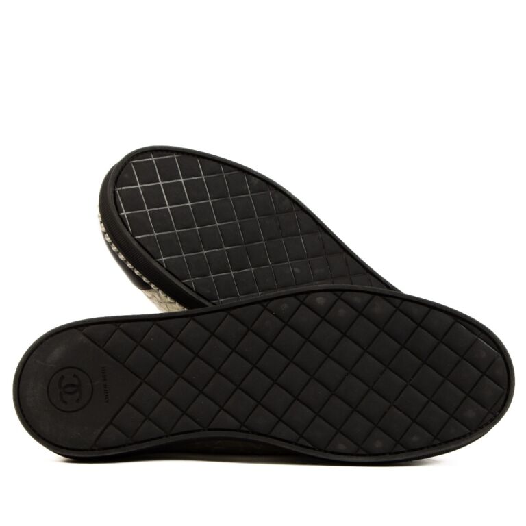 Chanel silver shoes best sale