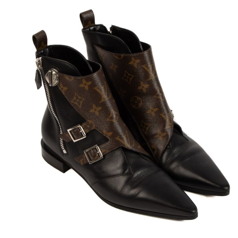 Louis vuitton sale flat boots
