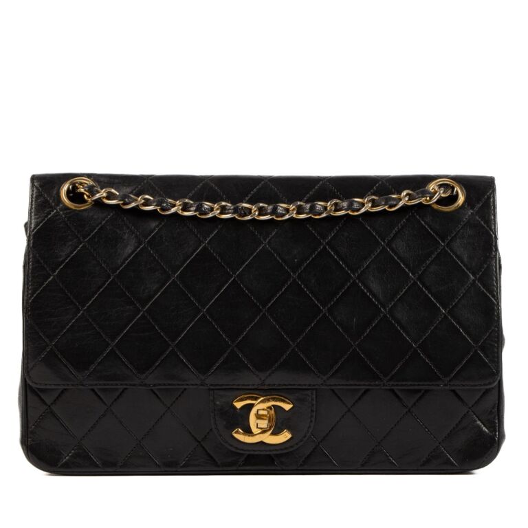 Classic Small Double Flap Black Lambskin – PRELOVEDSTORY