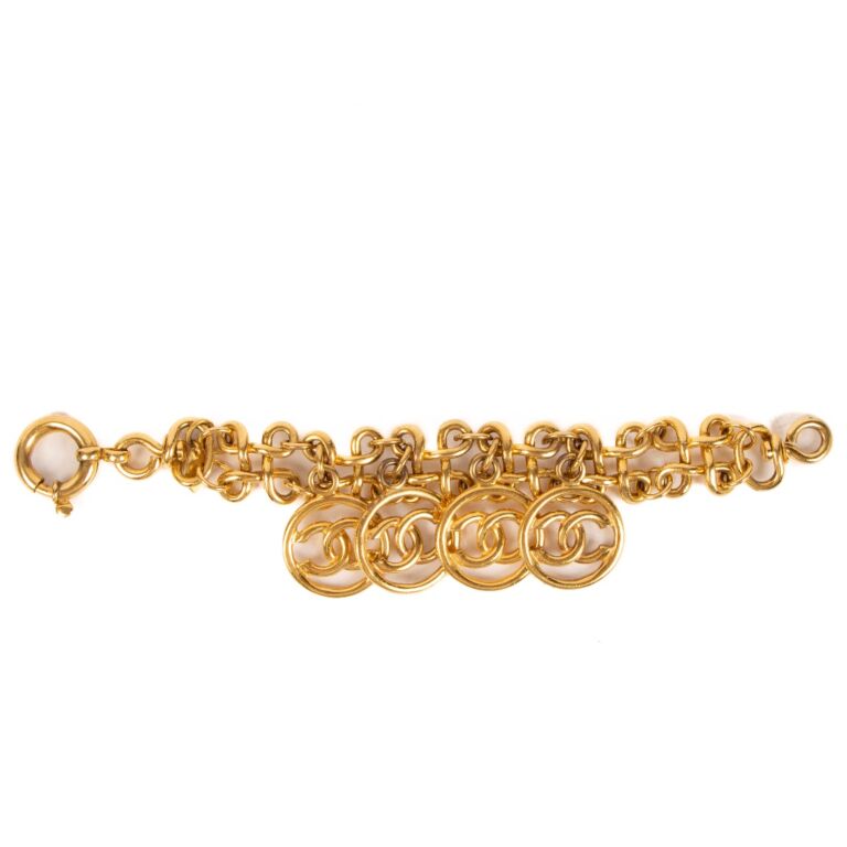シャネル ヴィンテージ ブレスレット 93P CHANEL シャネル ヴィンテージブレスレット ゴールド : カインドオル