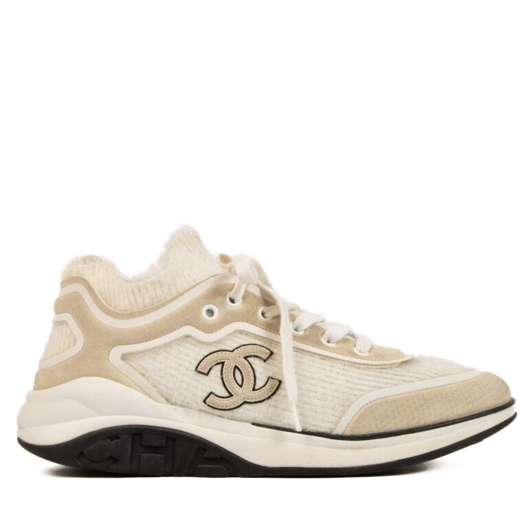 Chanel hotsell fabric sneakers