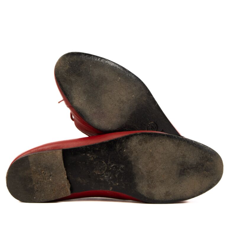 Chanel Red Ballerinas - Size 37 ○ Labellov ○ Buy and Sell