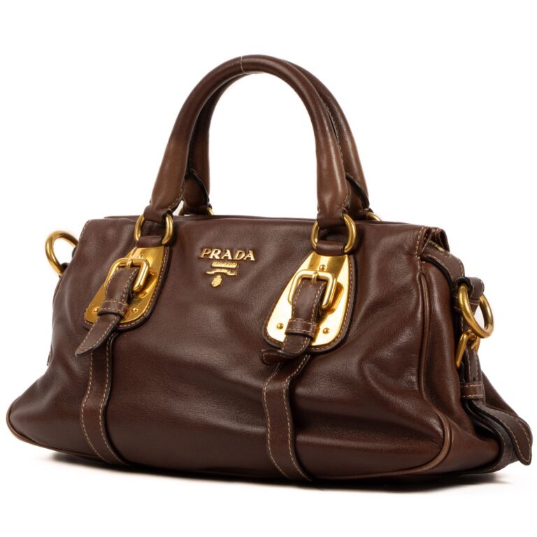 バッグ PRADA Vintage Brown Shoulder Bag PRADA - PRADA Vintage brown suede shoulder bagの通販 by ice