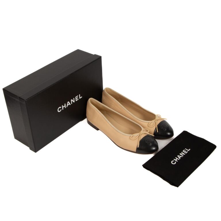 Chanel Beige Ballerinas - Size 39 1/2 ○ Labellov ○ Buy and Sell