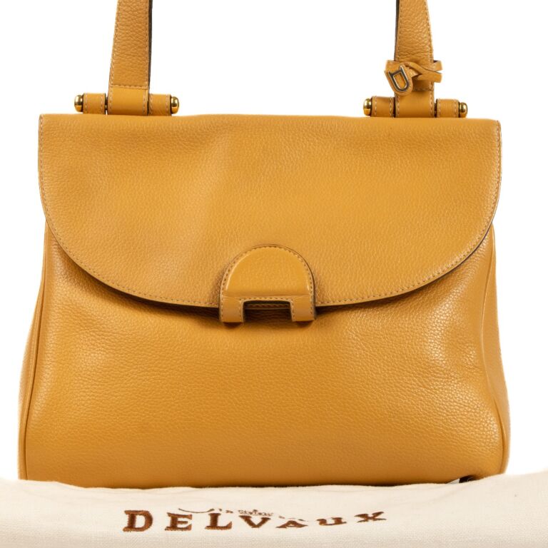 Delvaux Yellow Chablis Shoulder Bag Labellov Buy and Sell