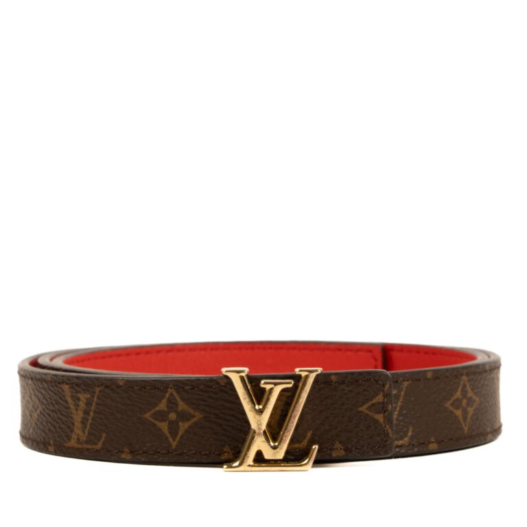 Authentic Louis Vuitton Monogram Belt - Size 80