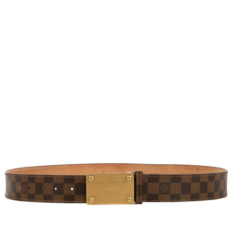 Louis Vuitton INVENTEUR ベルトバックル LOUIS VUITTON Ceinture Inventeur Belt Damier Graphite