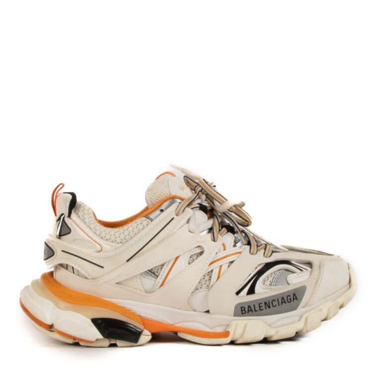 White orange balenciaga top