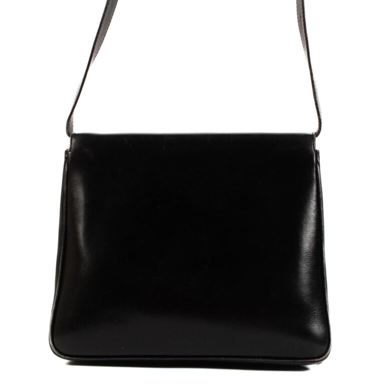 【関税込】DELVAUX★Brillant mini handbag box calf black Delvaux Brillant East/West Mini Box Calf Limited Edition
