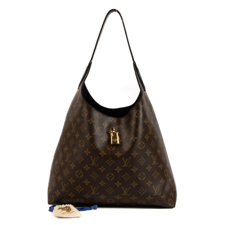 【ルイヴィトン 】フラワー ホーボーバッグ ブラック Louis Vuitton Monogram Black Flower Hobo Shoulder Bag
