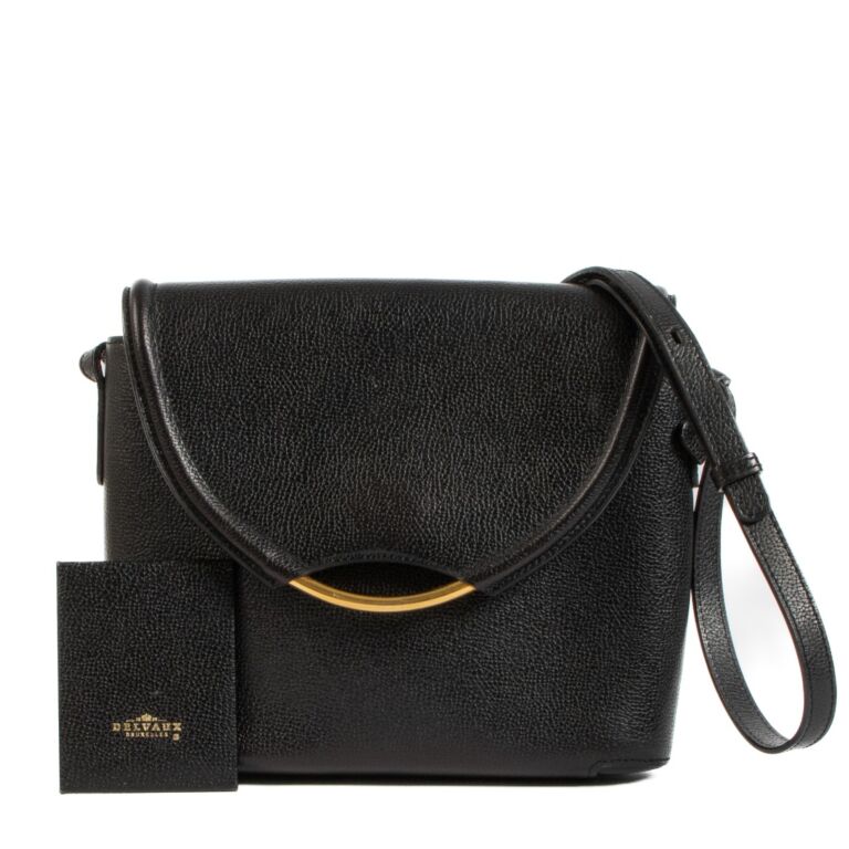 Delvaux Black Eclair Crossbody Bag Labellov Buy and Sell Authentic Luxury