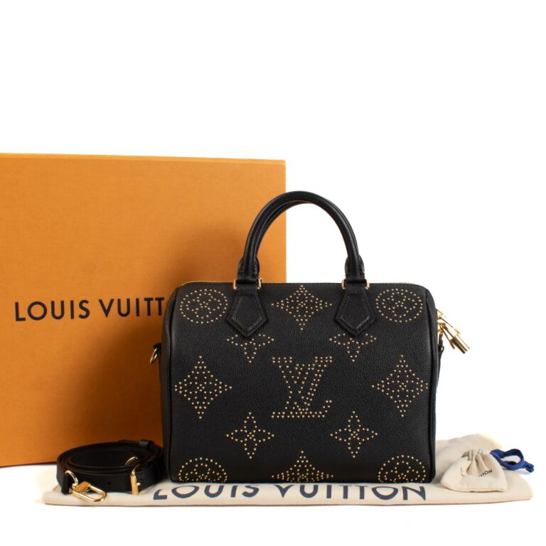 Louis Vuitton ボディバッグ ブラック Speedy Bandoulière 20 Monogram Empreinte Leather - Women