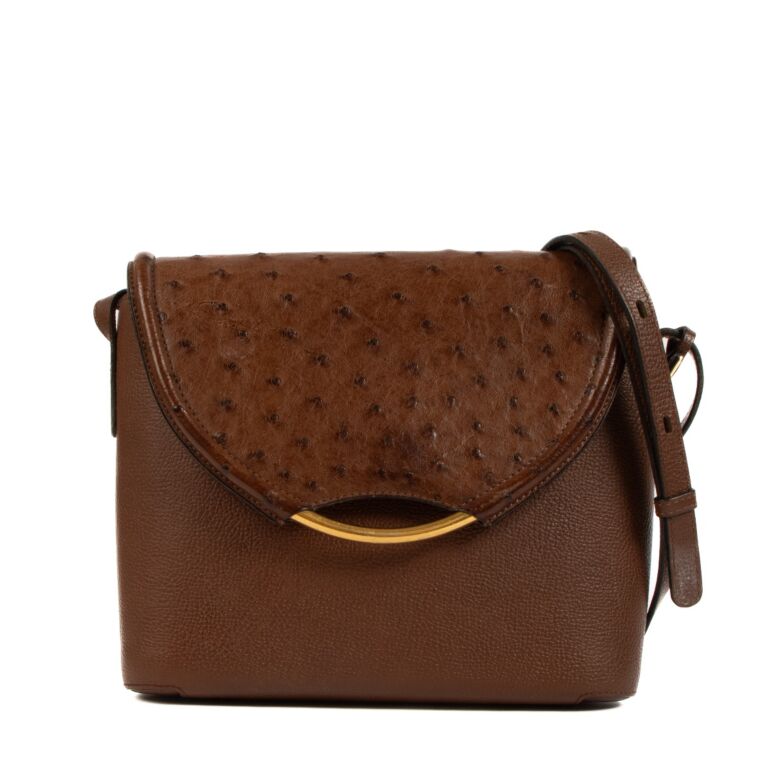 Ostrich crossbody top