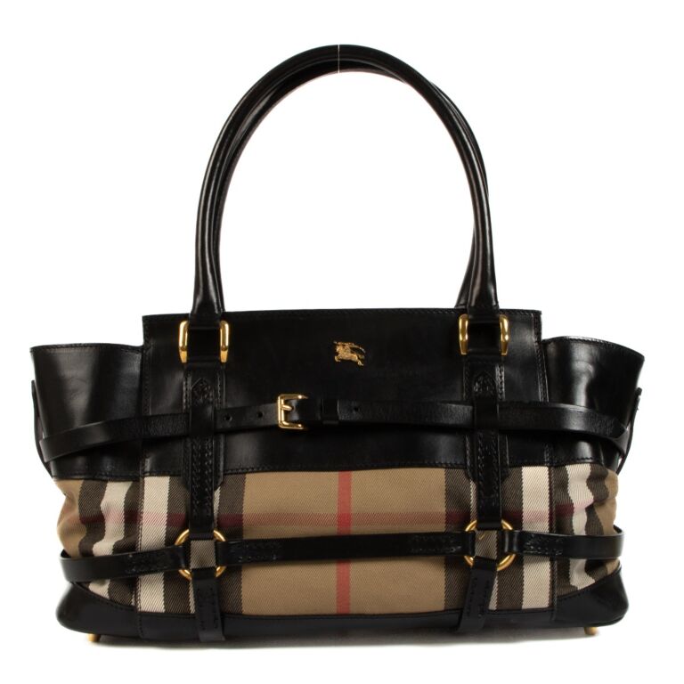 Burberry house 2025 check satchel