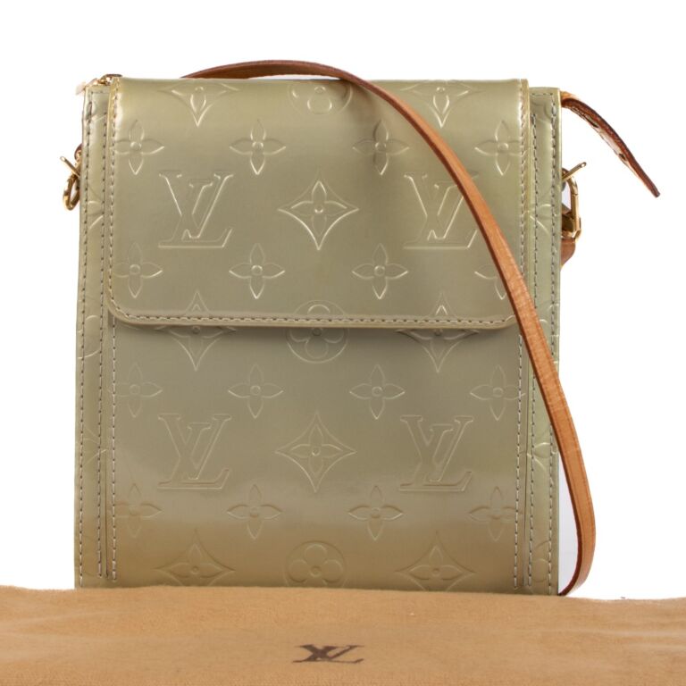 Louis Vuitton Sage Monogram Vernis Mott Shoulder Bag Labellov