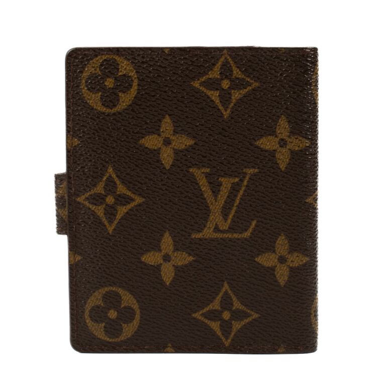 Louis Vuitton Monogram Mini Agenda Cover/Card Holder With Pen