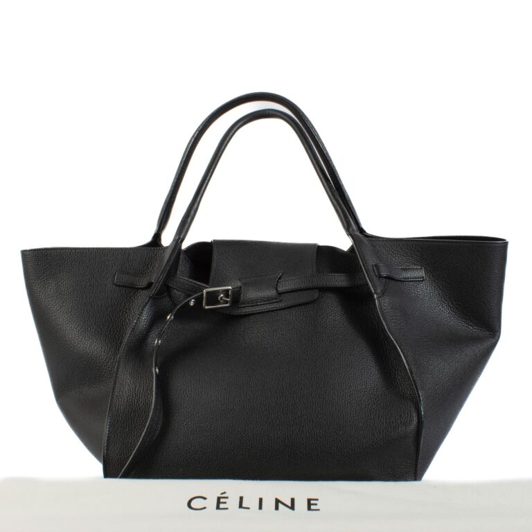 Celine Black Leather Medium Big Bag ○ Labellov ○ Buy and
