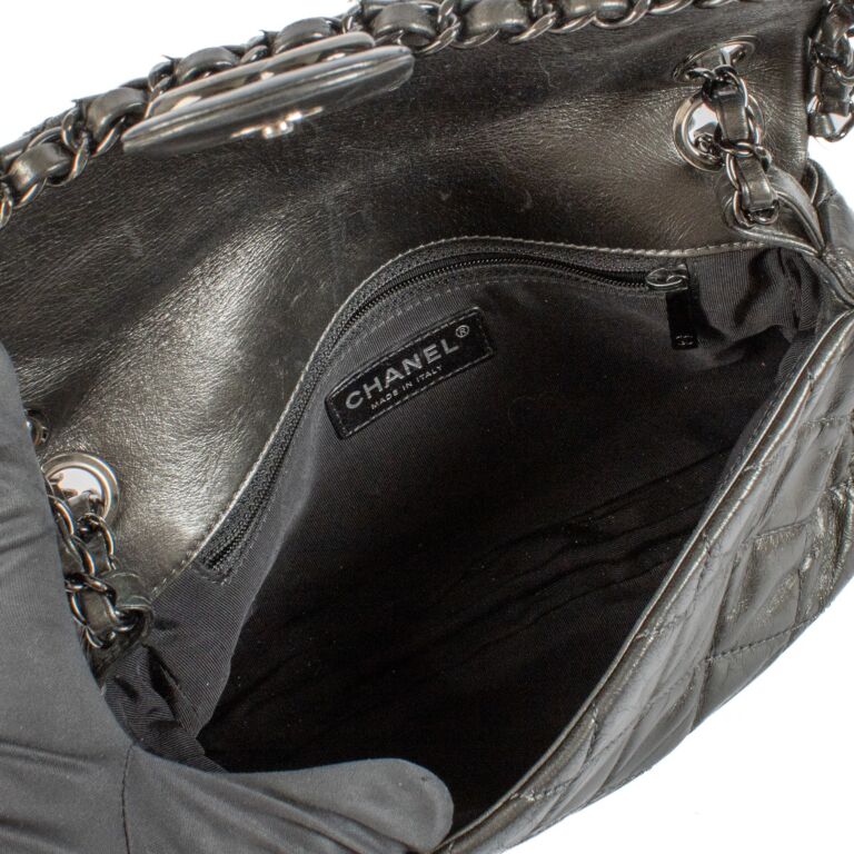 Chanel Metallic Calfskin Small Chain Me Flap Bag ○ Labellov