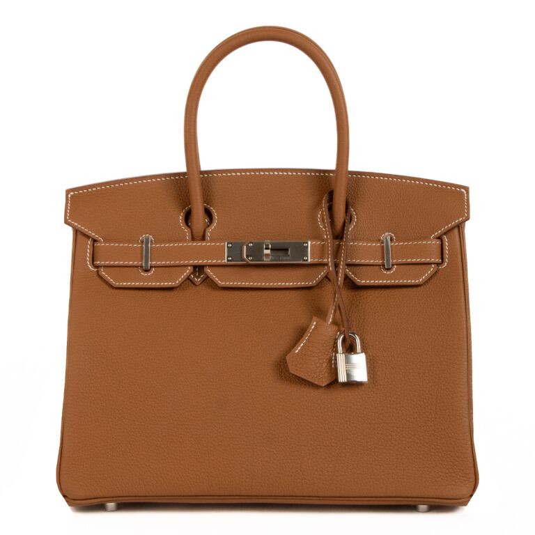 Herm s Birkin 30 Gold Togo PHW Labellov Buy and Sell