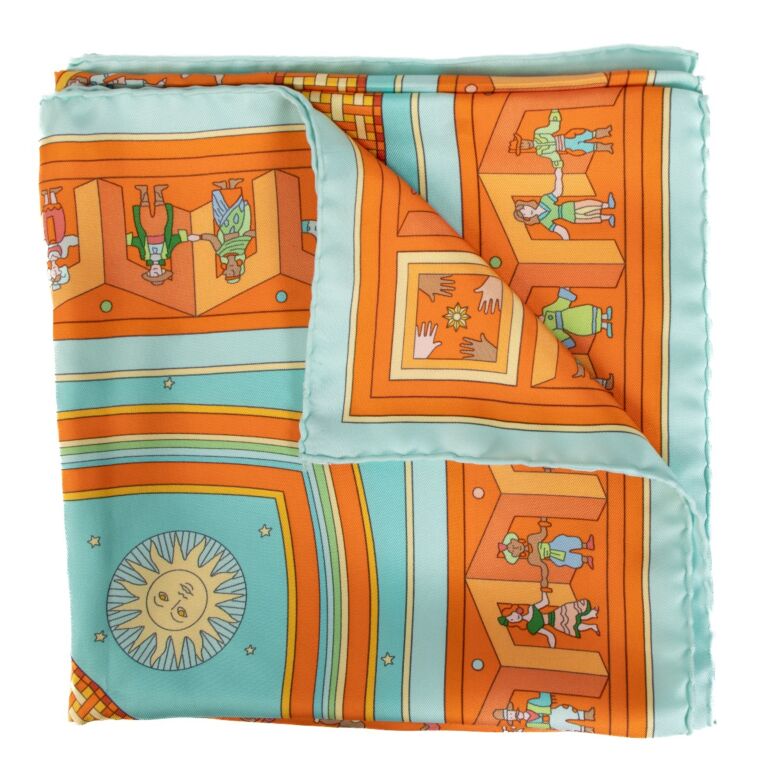 スカーフ destin FW22 60x190 SCARF (MILSTC B YELLOW RED BLUE) ca-decoiffe-scarf-90--004005S