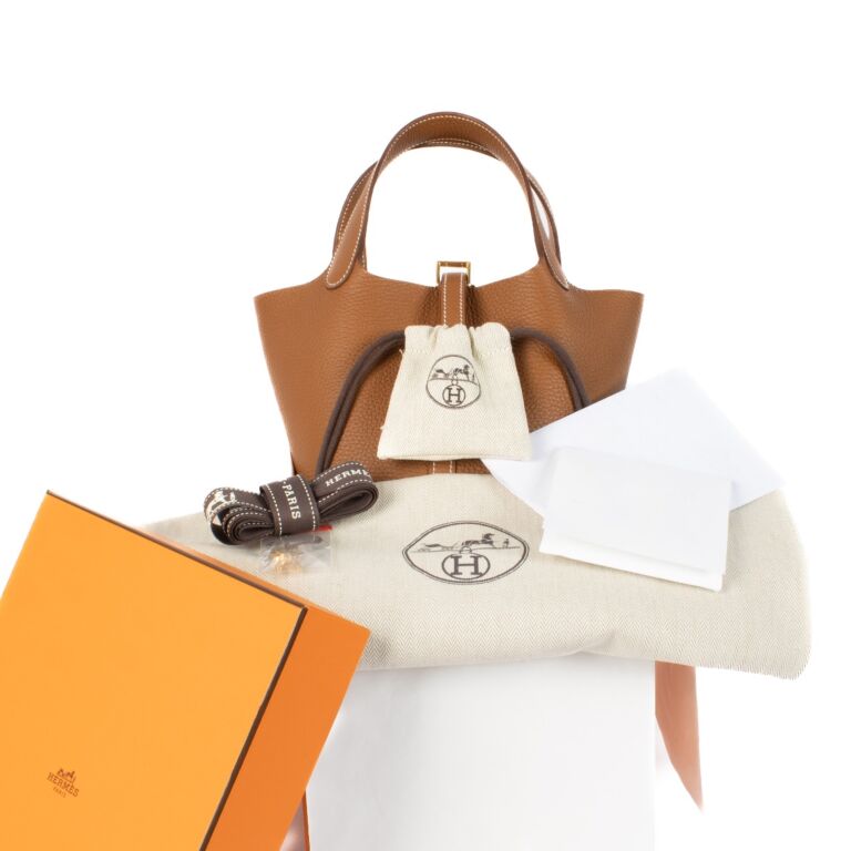 Hermes Picotin Lock 18 Gold Taurillon Clemence GHW Labellov Buy and Sell Authentic Luxury