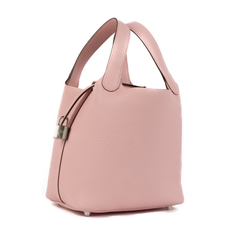 ◆VINTAGE◆【HERMES】Picotin18*W刻印*クレマンスレザー*バッグ HERMES エルメス ピコタン PICOTIN LOCK PM 18 ピコタンロック