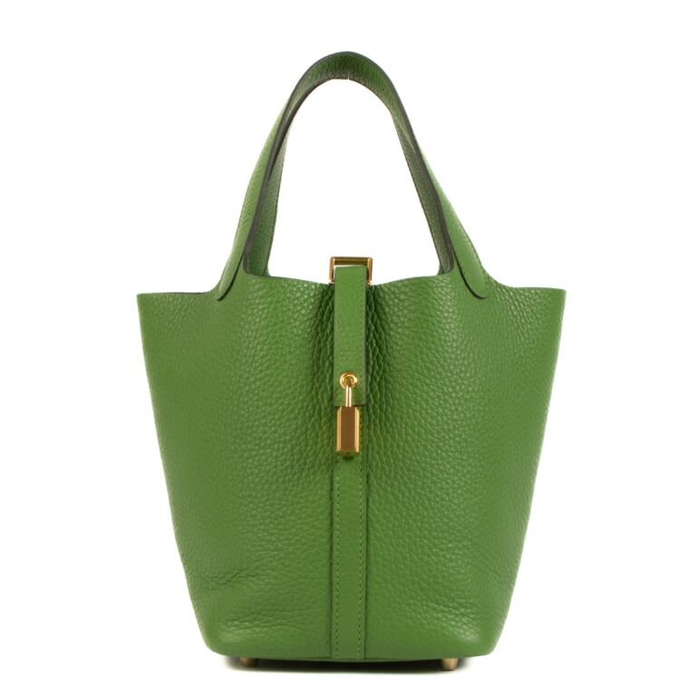 Hermes vert cypress 2025 picotin