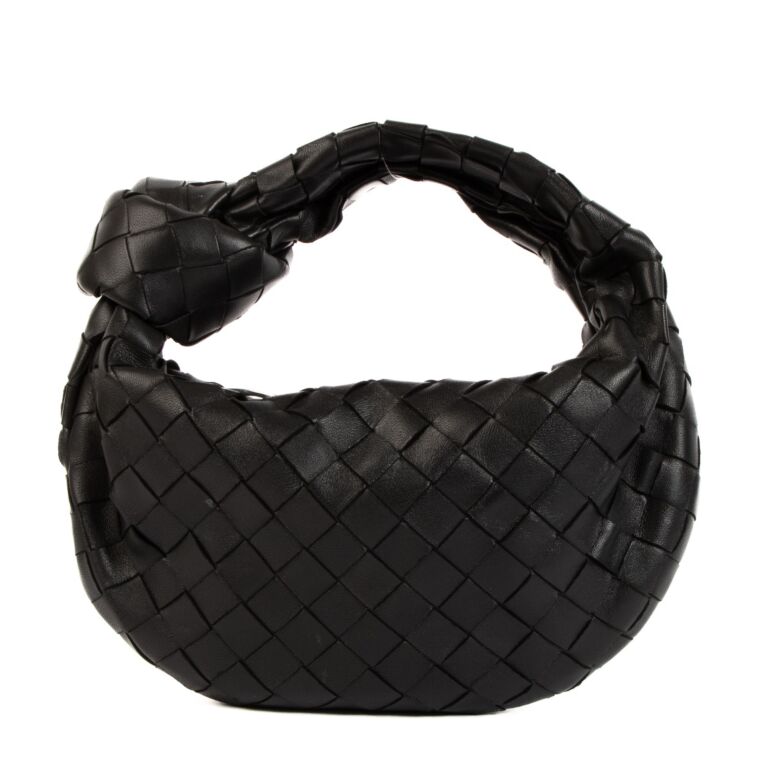 Bottega Veneta Black Mini Jodie bag Labellov Buy and Sell