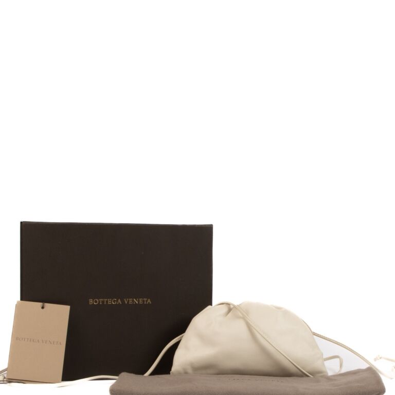 Bottega mini pouch white outlet